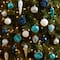39ct. Holiday Deluxe Shatterproof Christmas Tree Ornament Box Set